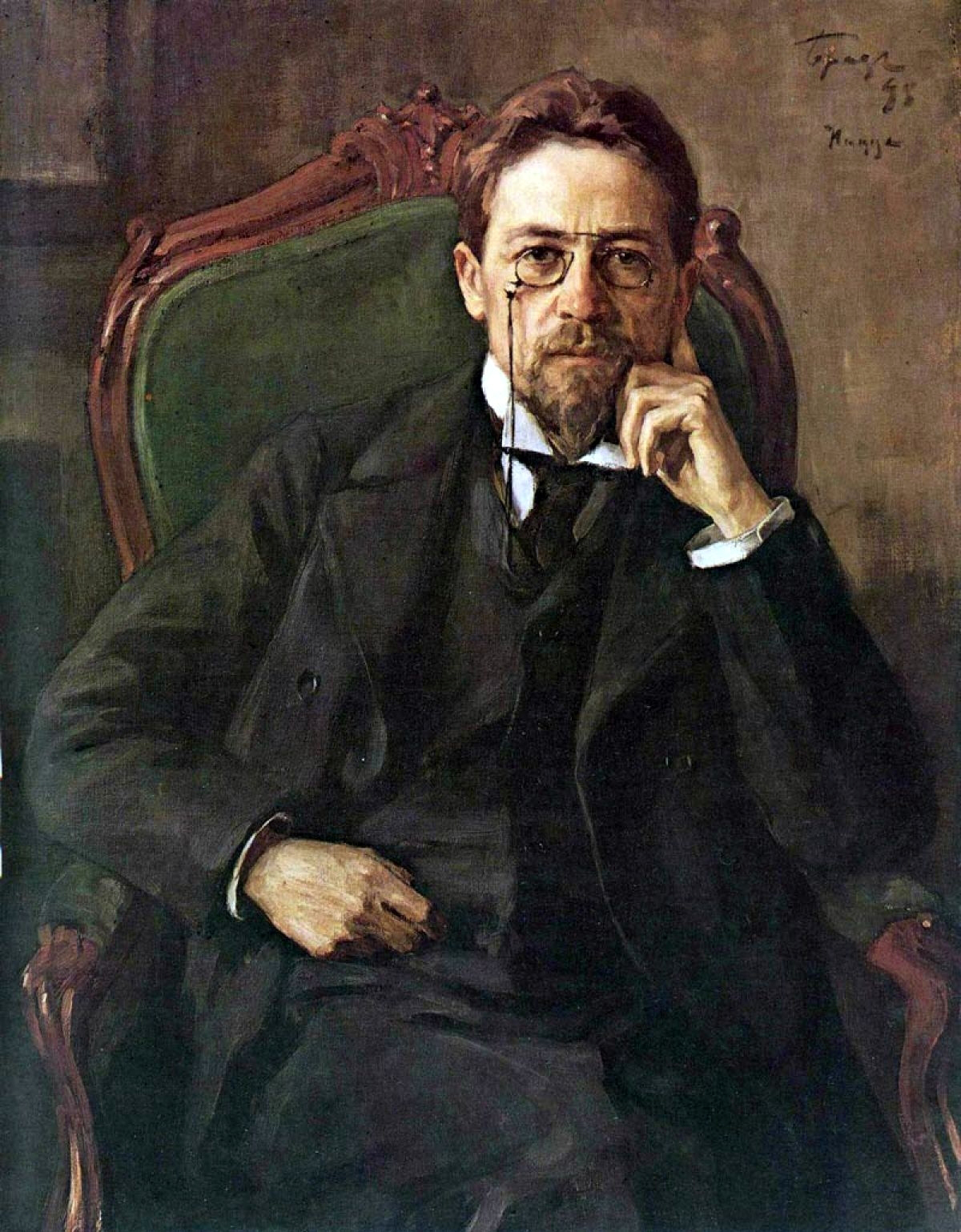 Portrait of Anton Chekhov by Osip Braz, 1898